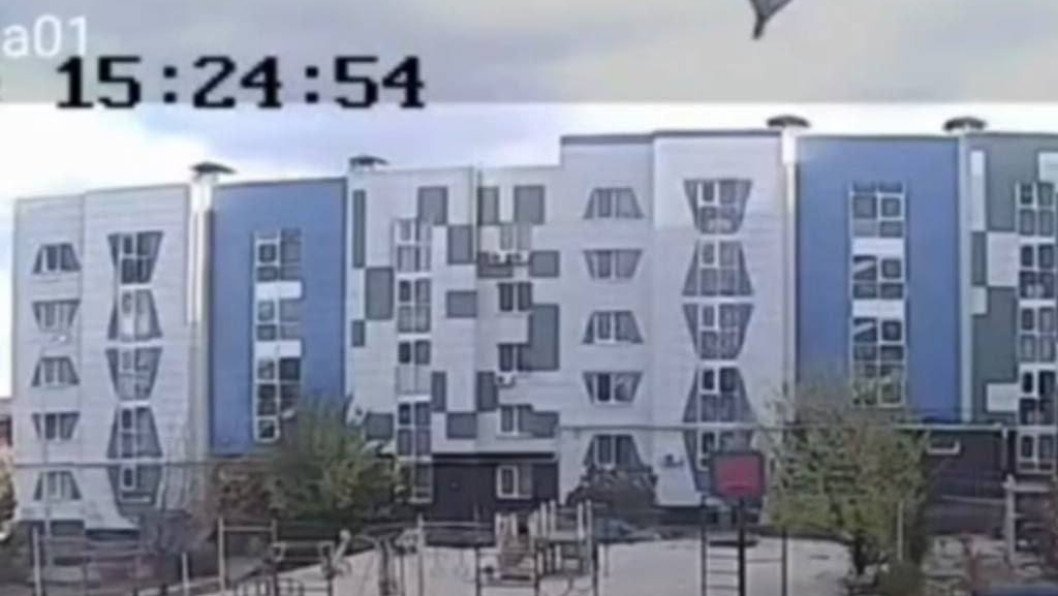 Russian Forces Accidentally Hit a Residential Building in Russia’s Belgorod With a Shahed-136 Drone, Video