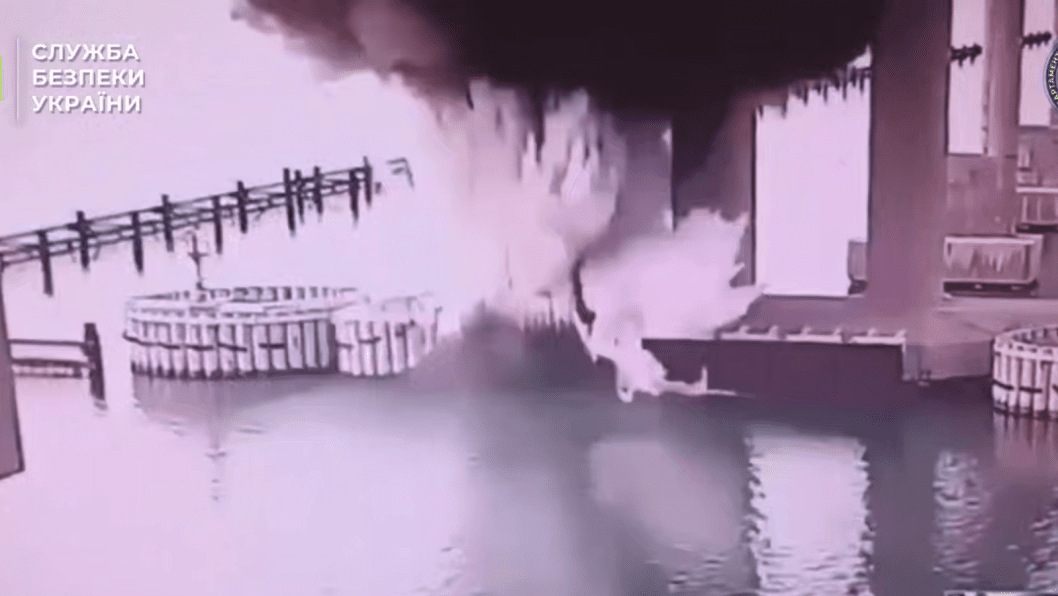 Ukraine Hits Crimean Bridge for the Third Time—This Time Underwater