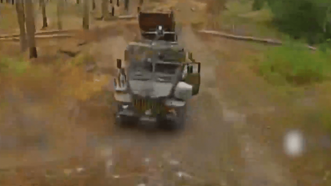 Ukrainian FPV Drone Hits Fully Loaded Russian Grad—Massive Blast Leaves Just One Wheel Behind, Video