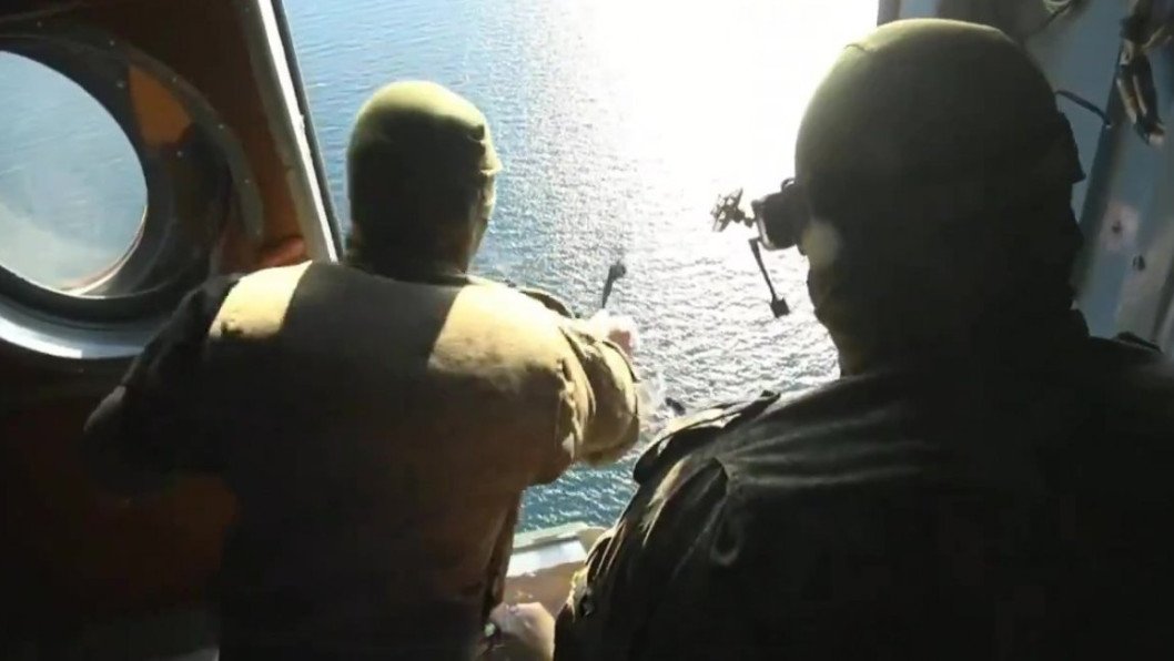 Russian Helicopters Are Deploying FPV Drones to Shoot Down Ukrainian Sea Drones