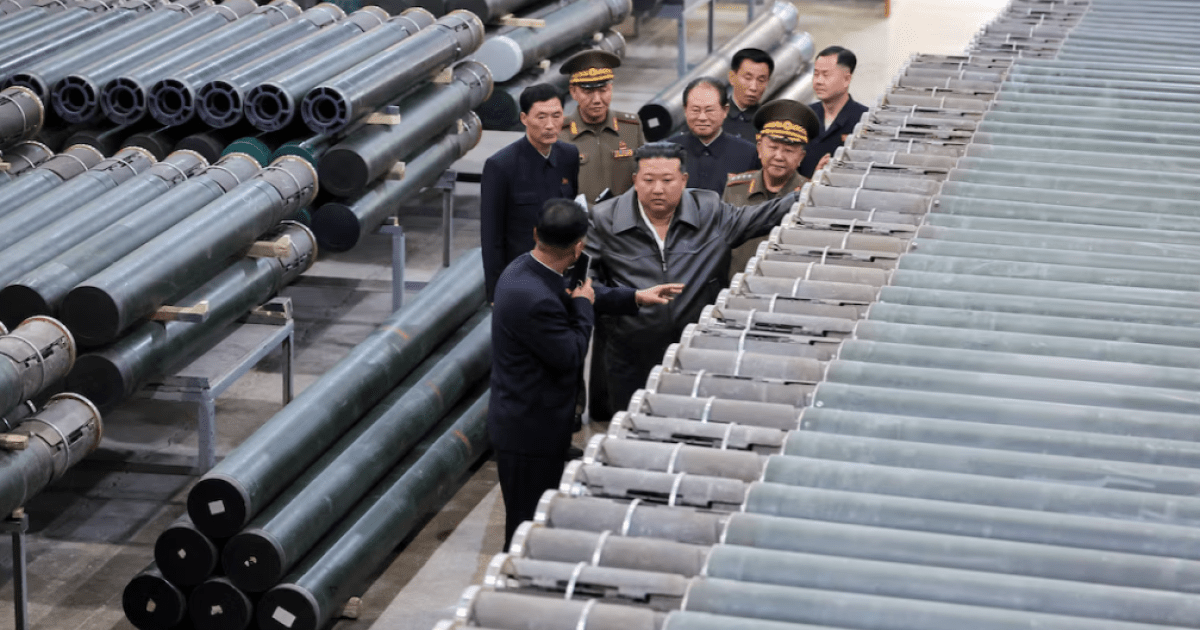 Kim Jong Un Inspects Ammunition Factories as North Korea Quadruples ...
