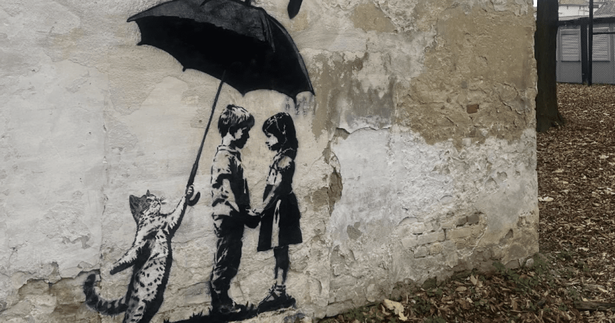 Mystery Graffiti in Lviv Sparks Speculation: Did Banksy Leave His