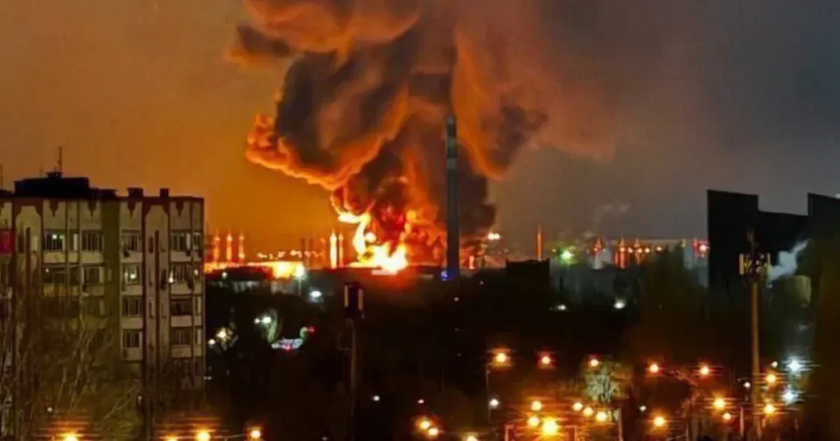 Ukrainian Drones Hit Explosives Plant in Russia's Dzerzhinsk