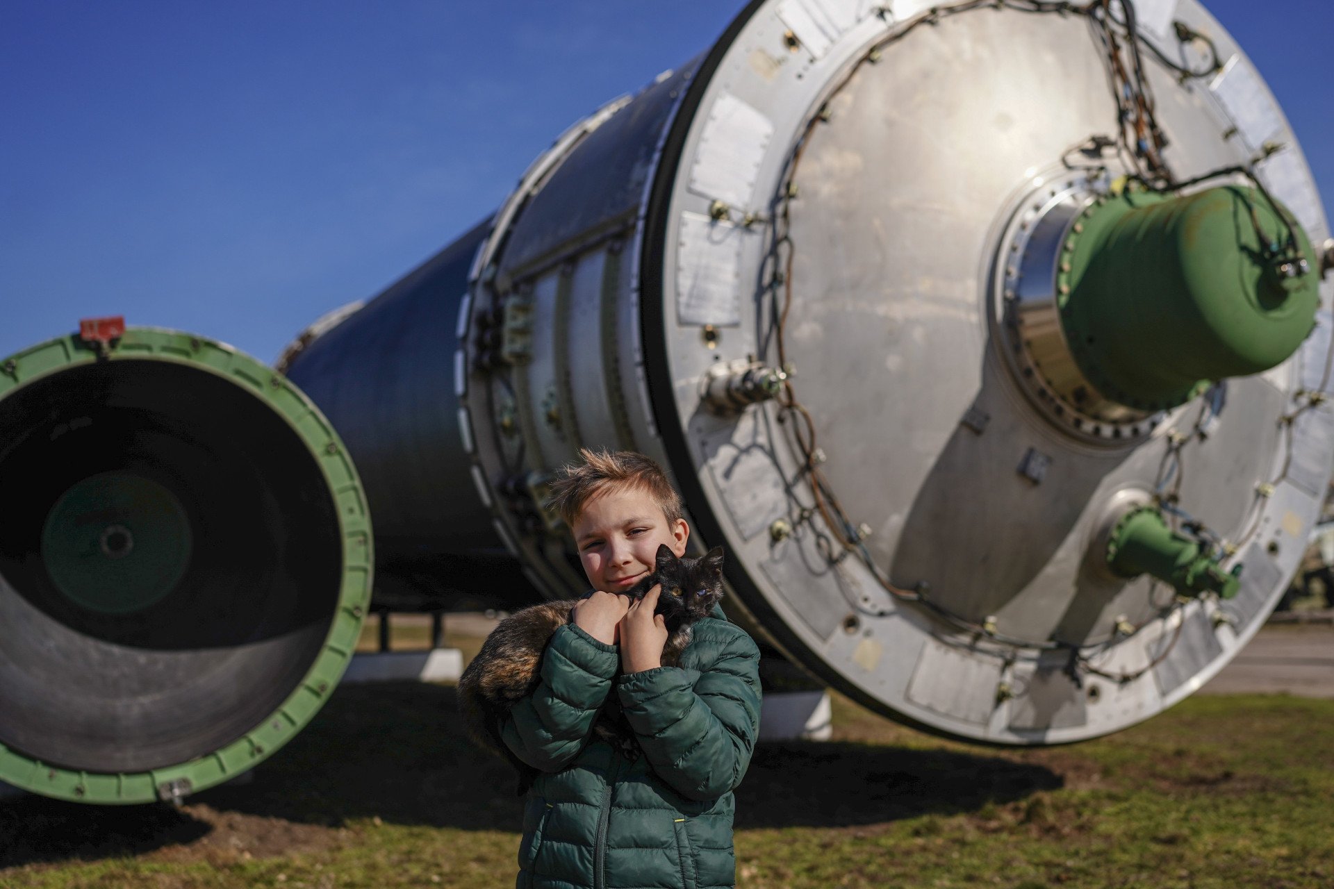 MAR 15 — A haunting relic of the Cold War. Visitors descended into a 40-meter-deep shaft — once a command post for intercontinental nuclear missiles in Lukashivka, Mykolaiv region.(Photo by Karina Piliuhina @karina.piliuhina)