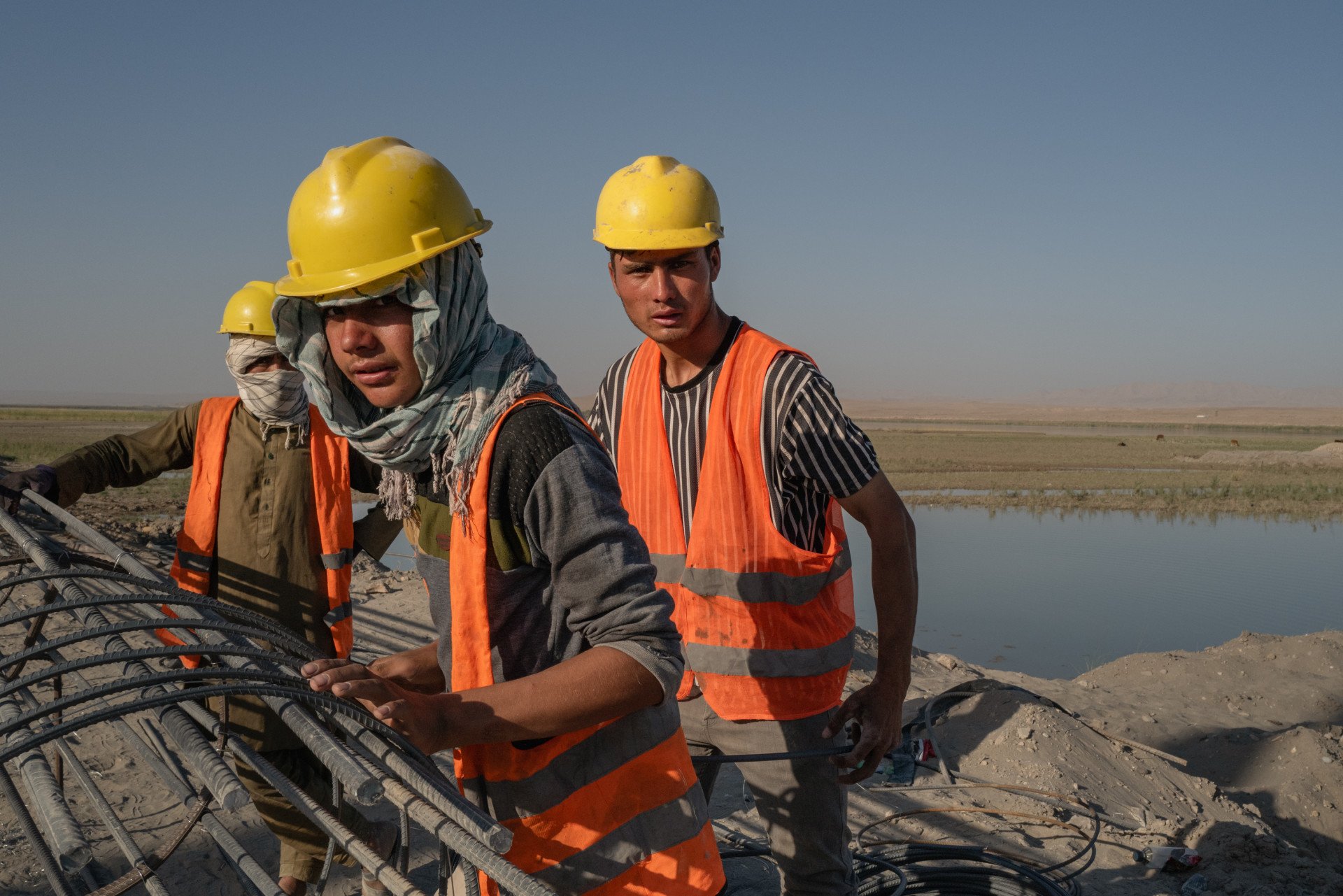 Afghan workers