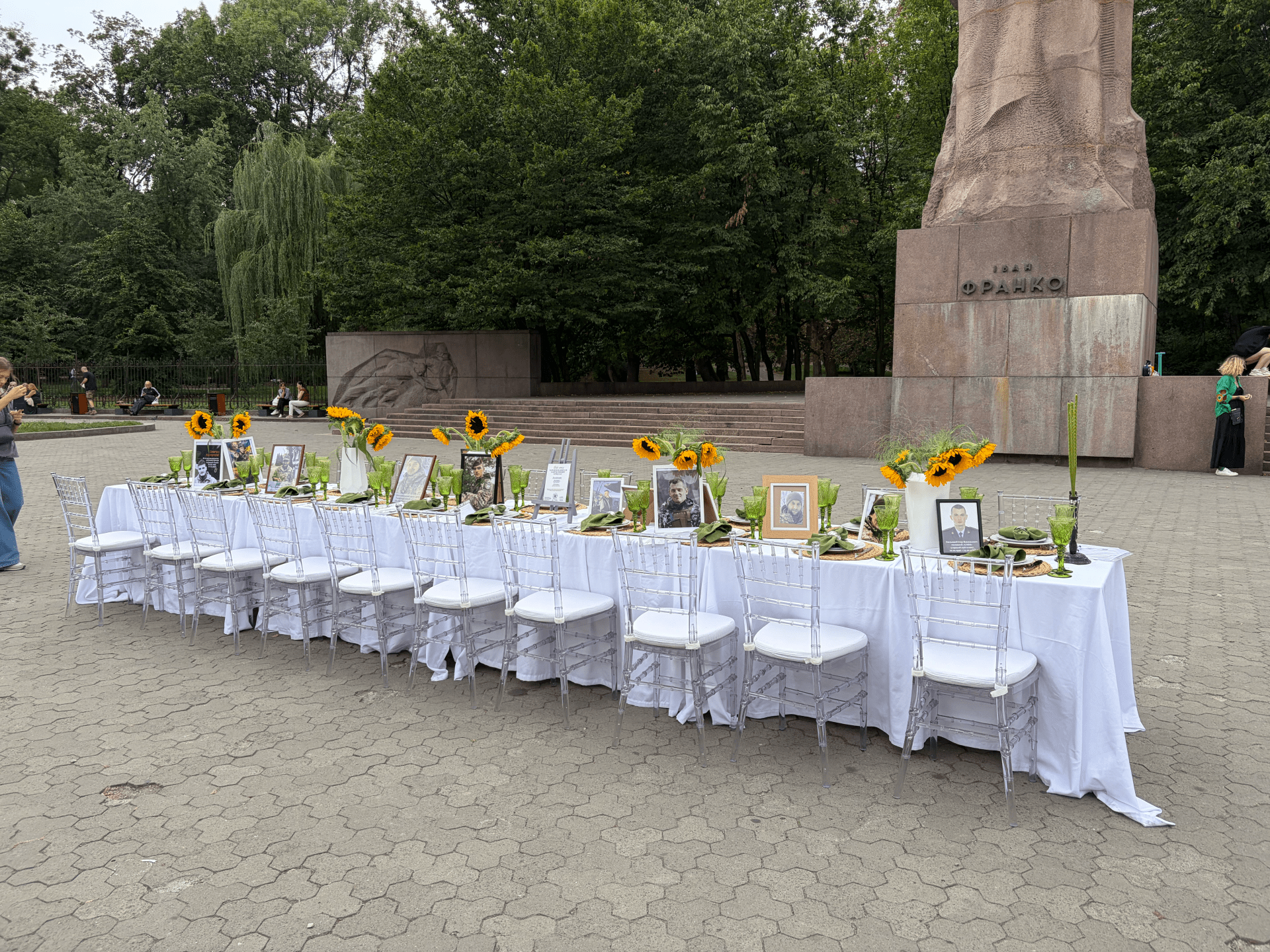Why Ukraine Is Setting Nearly 6,000 Empty Tables for Its Fallen Defenders Around the World Why Ukraine Is Setting Nearly 6,000 Empty Tables for Its Fallen Defenders Around the World