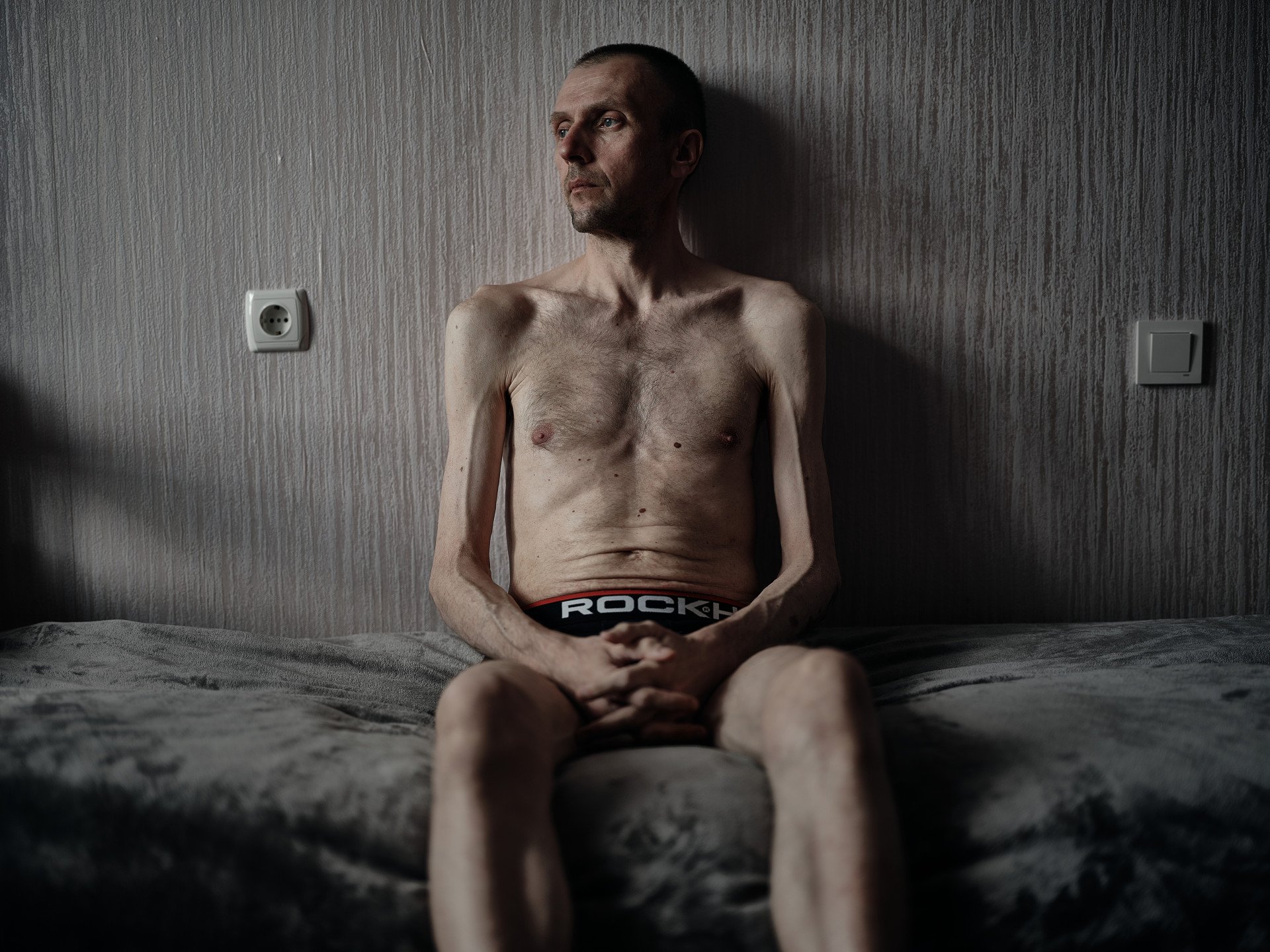A Ukrainian soldier who was previously held captive poses for a portrait while undergoing rehabilitation on June 6, 2024 in Ukraine. Photo by Kostiantyn Liberov/Libkos/Getty Images A Ukrainian soldier who was previously held captive poses for a portrait while undergoing rehabilitation on June 6, 2024 in Ukraine. Photo by Kostiantyn Liberov/Libkos/Getty Images