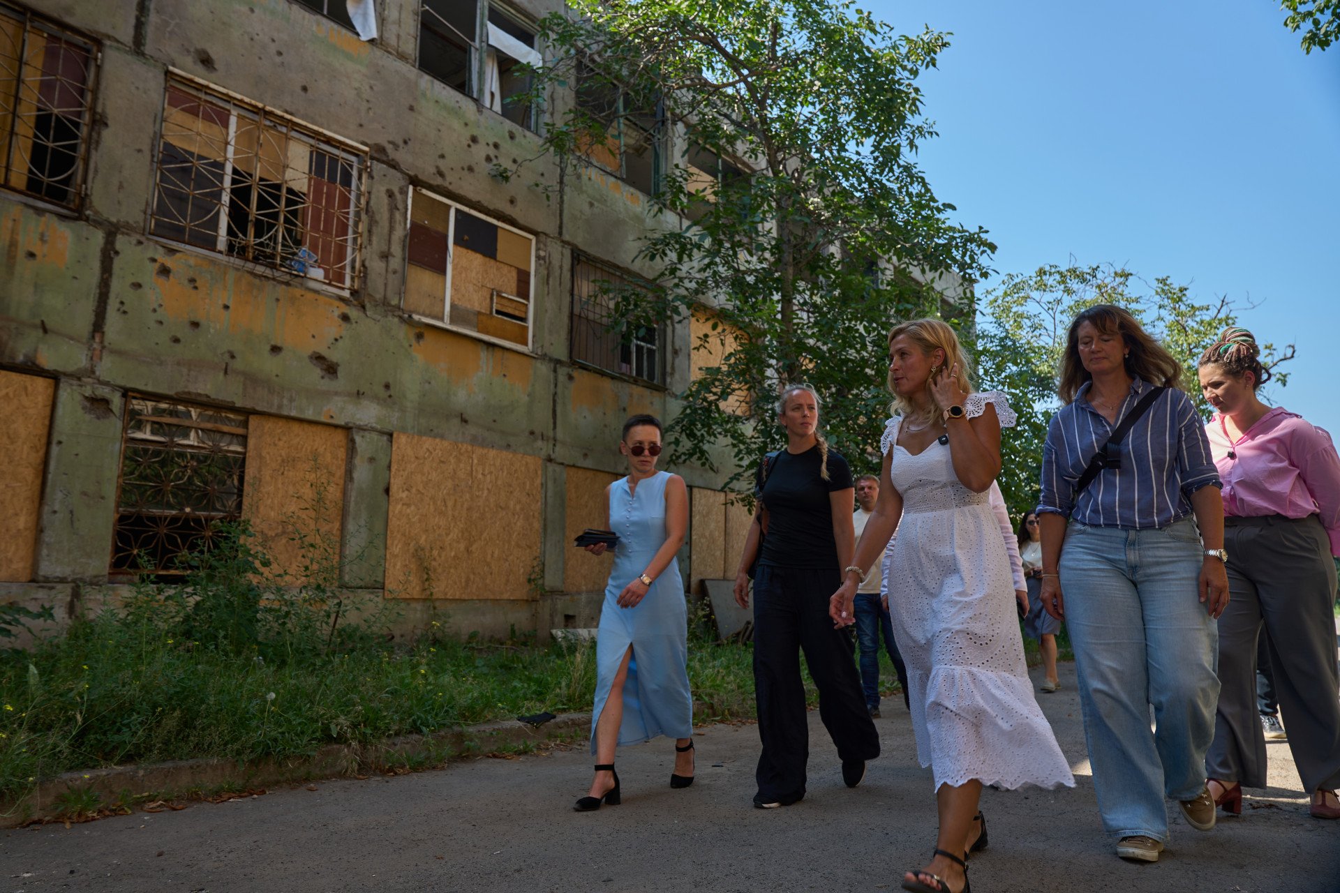 Norwegian astronaut Jannicke Mikkelsen visits the site that was hit by a Russian ballistic missile on April 2, 2025, Kryvyi Rih, Ukraine, August 2026. Photo by Mykyta Shandyba/UNITED24 Media Norwegian astronaut Jannicke Mikkelsen visits the site that was hit by a Russian ballistic missile on April 2, 2025, Kryvyi Rih, Ukraine, August 2026. Photo by Mykyta Shandyba/UNITED24 Media