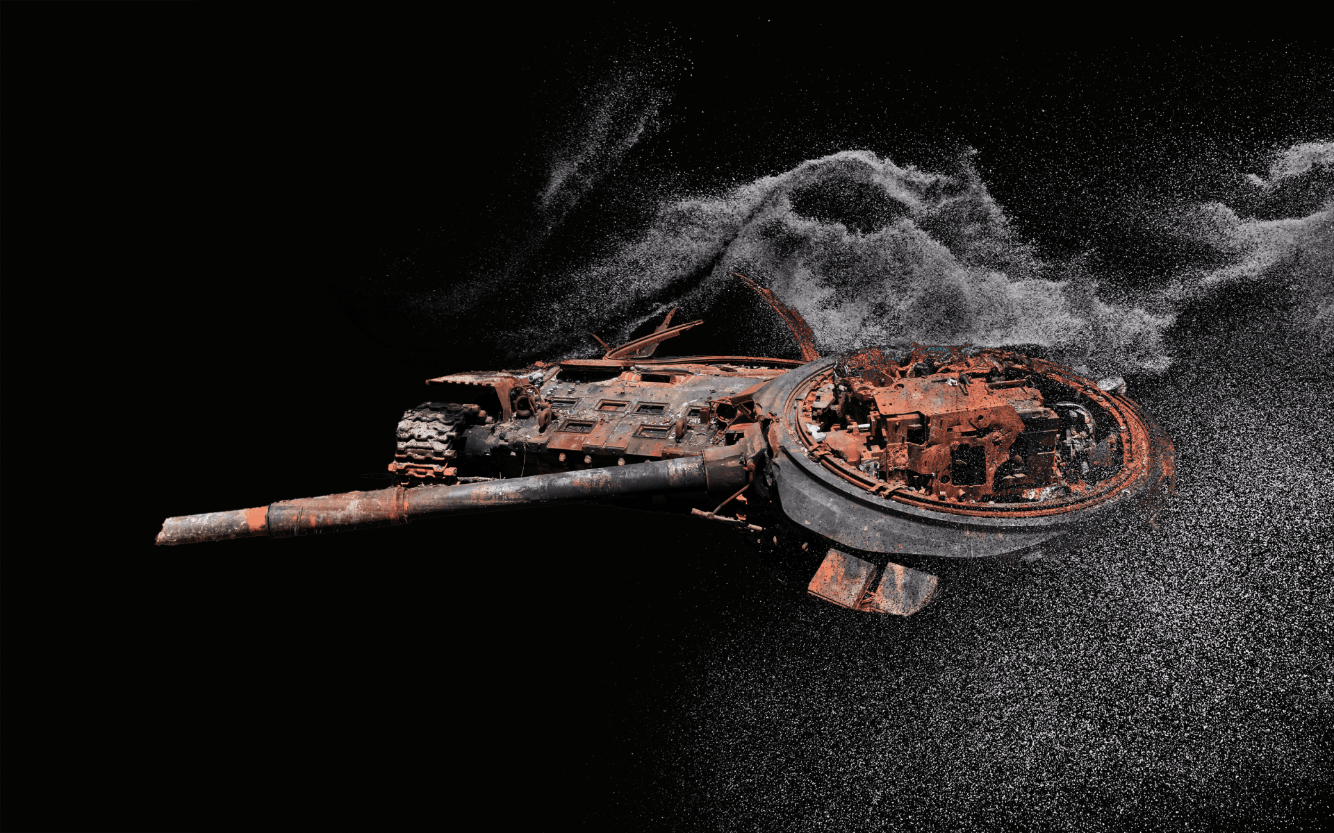 Illustrative image. Destroyed Russian T-72B3 main battle tank. (Source: UNITED24 Media/Oleksandr Manukians)