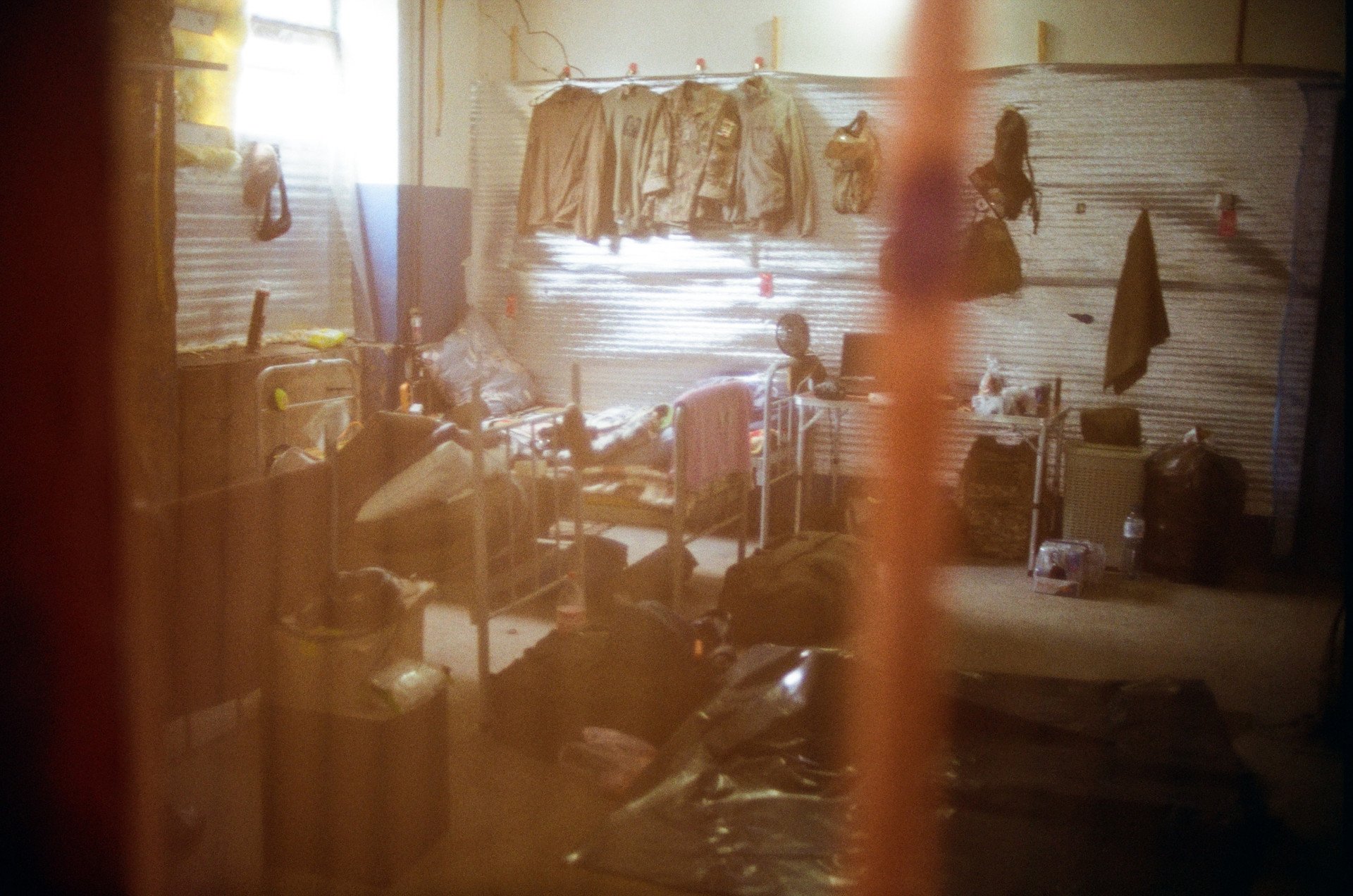 Inside the barracks, in the biggest room seven men share the space. Here is where rest and relaxation happens, crucial before a mission. Ukraine, August 2025. Photo by Lucile Brizard/UNITED24 Media.