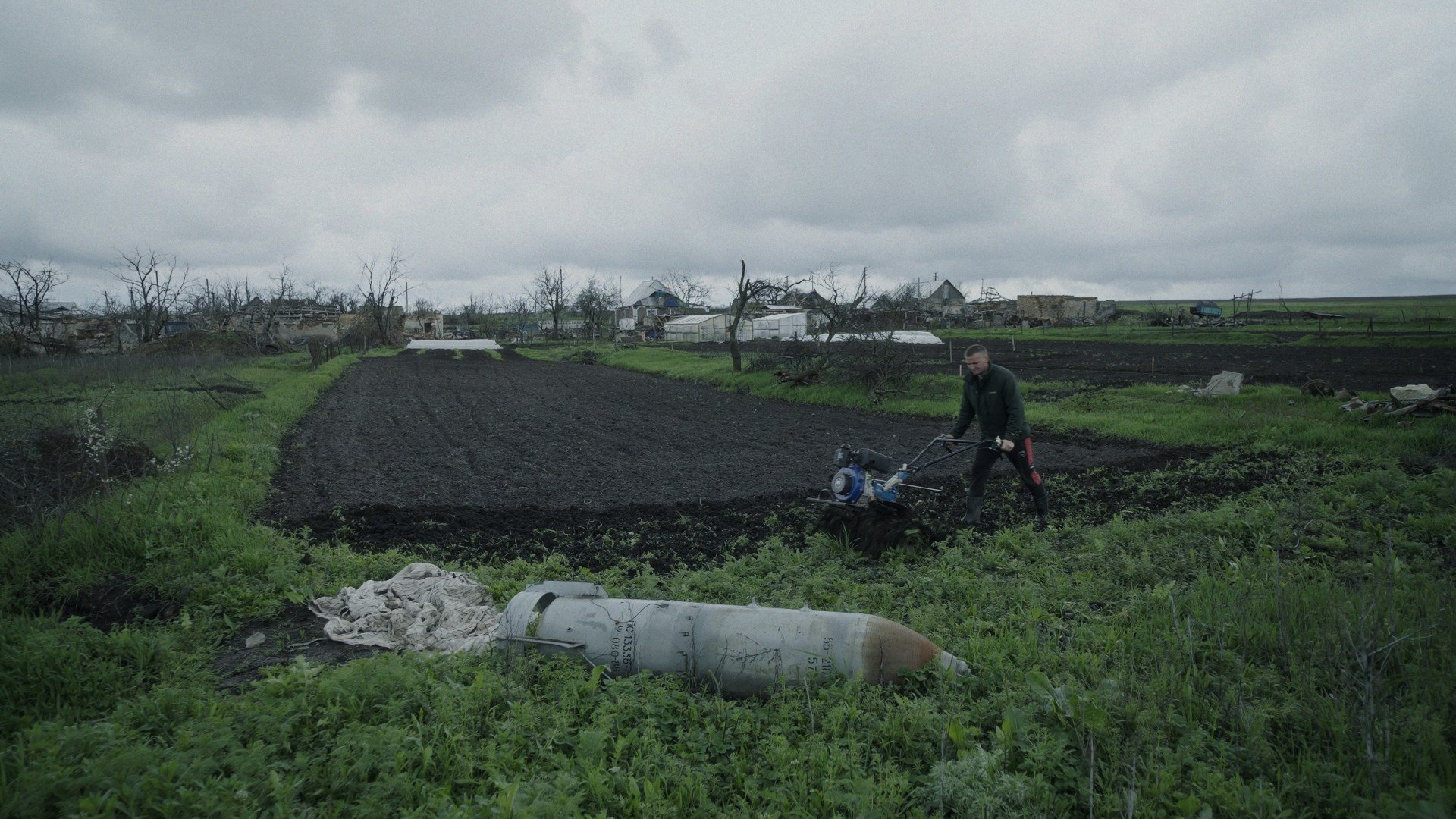 Ukrainian farmlands. Still from Militantropos. (Image: TABOR Collective)