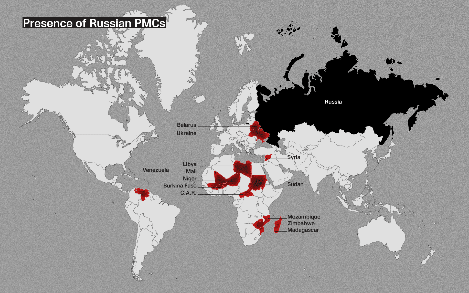 Mapping Russian Private Military Companies Across the Globe