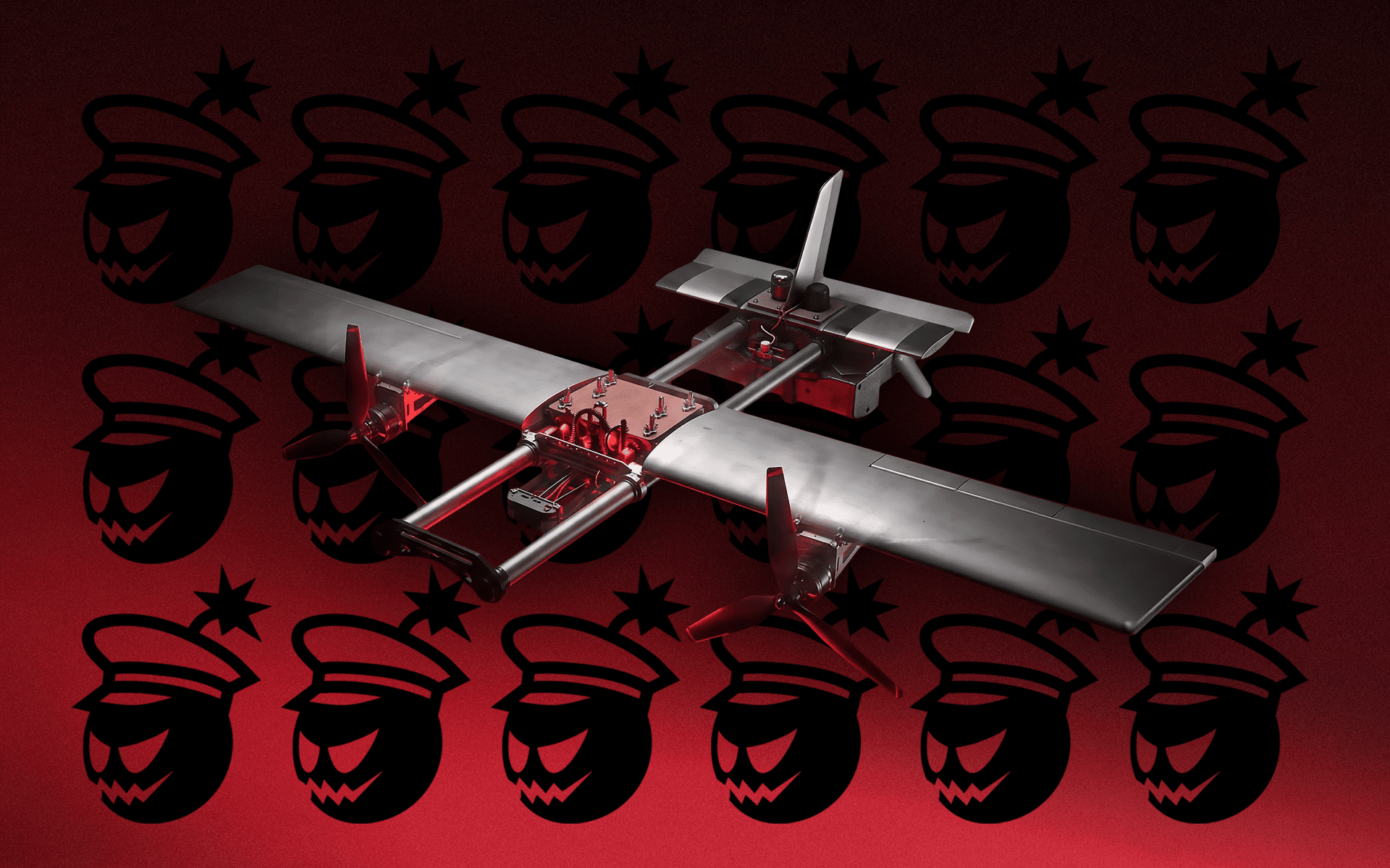 Illustrative image of a “Khmarynka” (Cloudlet) fixed-wing suicide drone developed by Ukrainian defense-tech company General Chereshnya (Source: UNITED24 Media/Oleksandr Manukians)