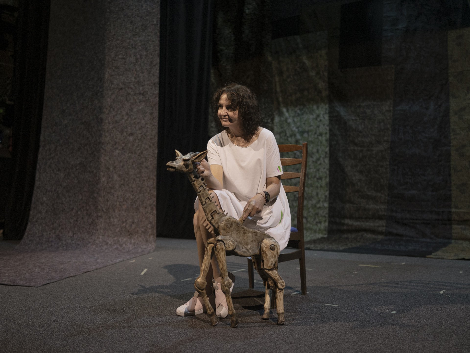 Tetiana Tumasiants at the Kharkiv Puppet Theater in Kharkiv on June 30, 2025. (Photo by Mykyta Kuznetsov for UNITED24 Media) Tetiana Tumasiants at the Kharkiv Puppet Theater in Kharkiv on June 30, 2025. (Photo by Mykyta Kuznetsov for UNITED24 Media)