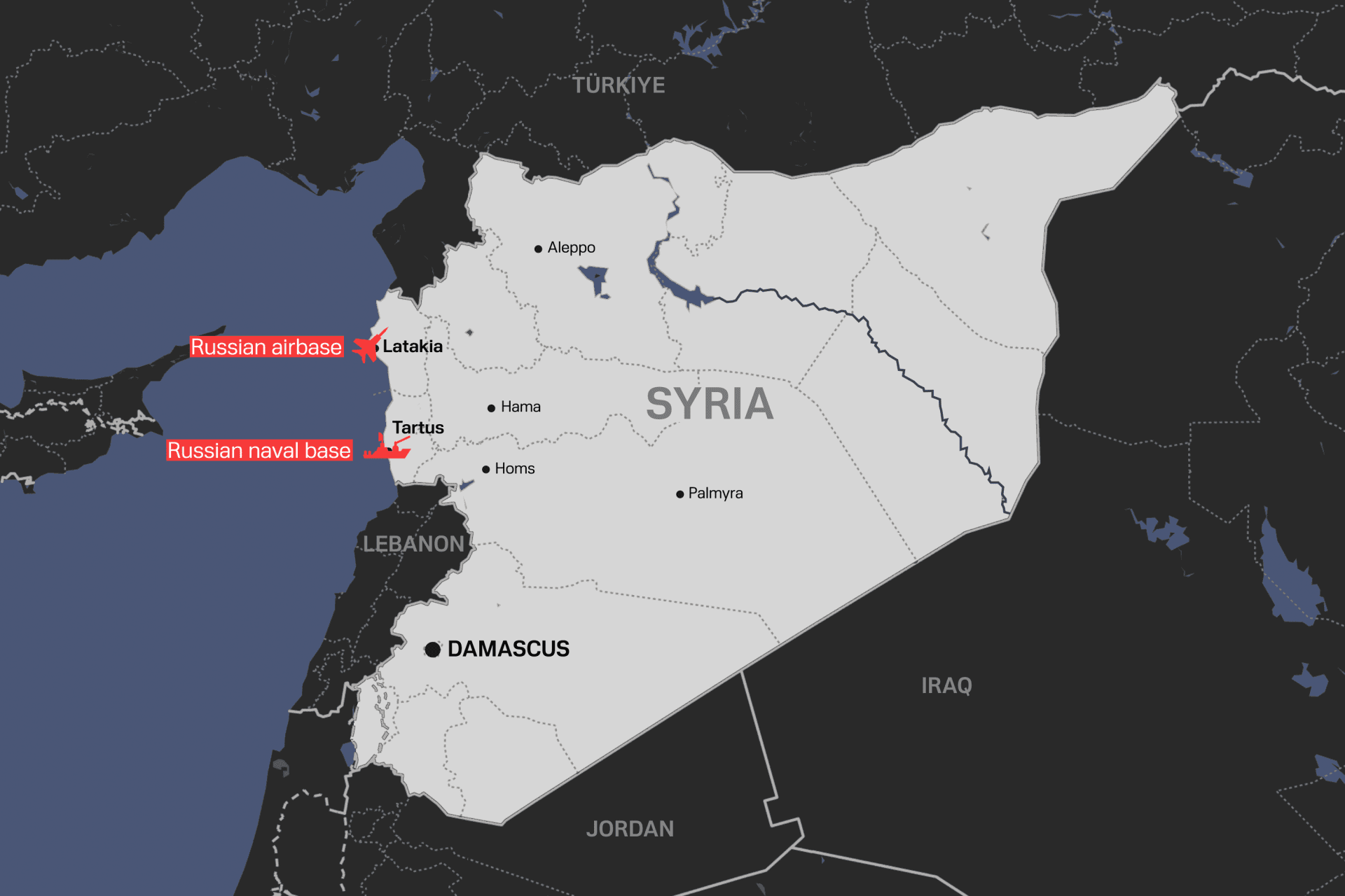 Russia’s Key Military Bases in Syria