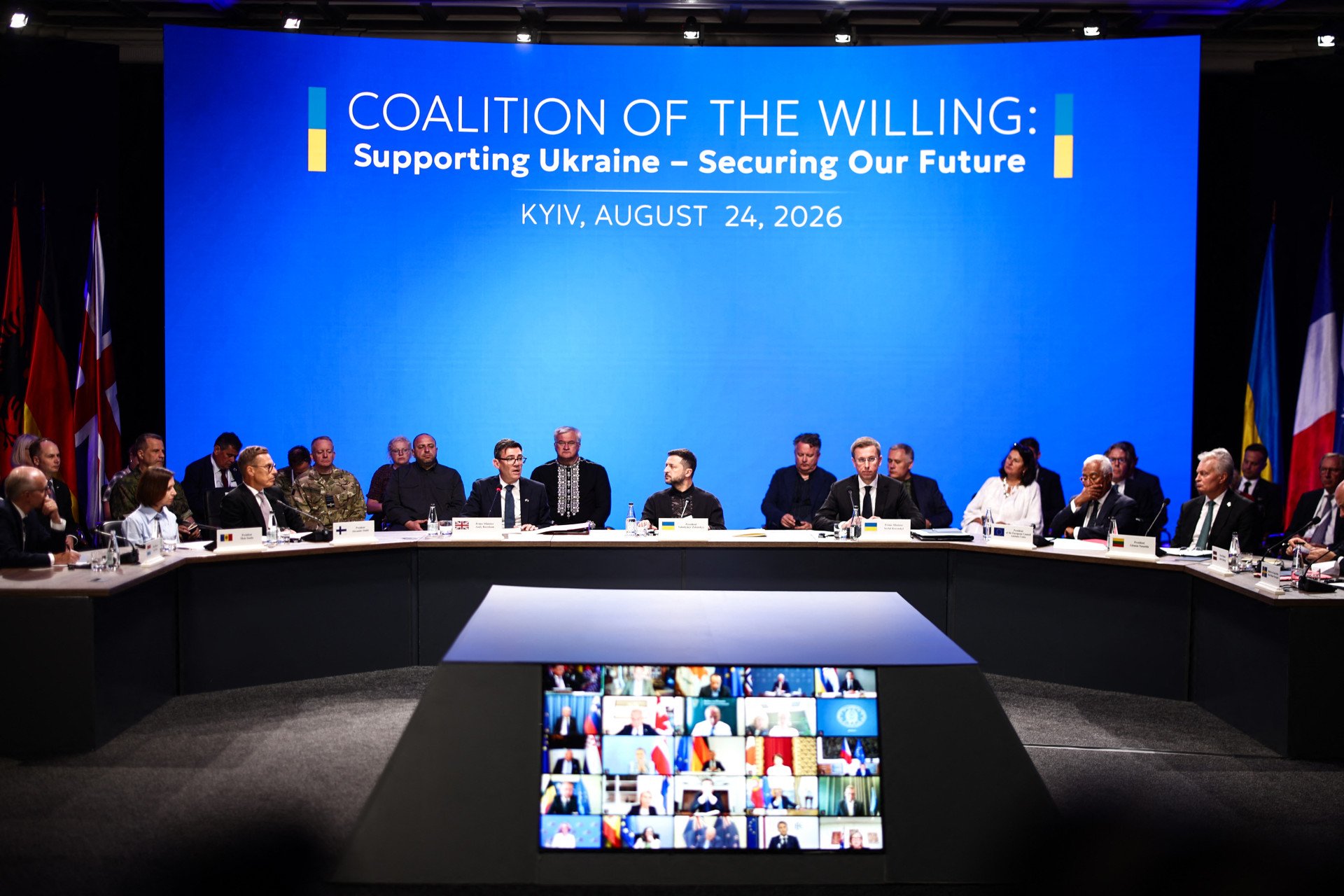 UKRAINE-BRITAIN-RUSSIA-WAR-POLITICS-DIPLOMACY-INDEPENDENCE DAY Ukraine’s Allies Gather in Kyiv With Storm Shadow Technology and 300 Patriot Missiles on the Agenda