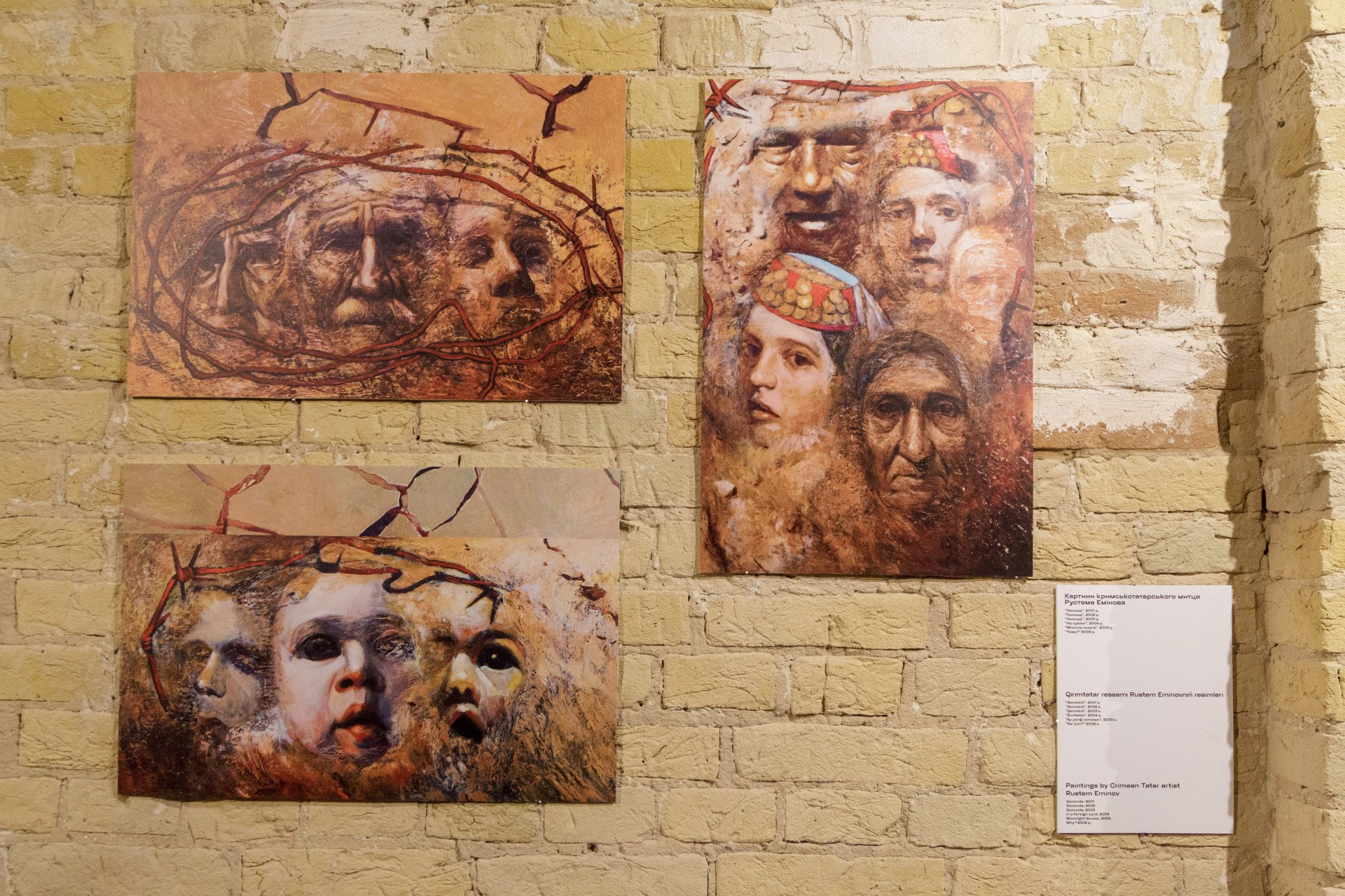 Items at the exhibition "QIRIM İÇÜN: For the Sake of Crimea" dedicated to the Day of Remembrance of the Crimean Tatar Genocide at the Mission of the President of Ukraine in the Autonomous Republic of Crimea, in Kyiv. (Photo: Kirill Chubotin / Ukrinform/Future Publishing via Getty Images) Items at the exhibition "QIRIM İÇÜN: For the Sake of Crimea" dedicated to the Day of Remembrance of the Crimean Tatar Genocide at the Mission of the President of Ukraine in the Autonomous Republic of Crimea, in Kyiv. (Photo: Kirill Chubotin / Ukrinform/Future Publishing via Getty Images)
