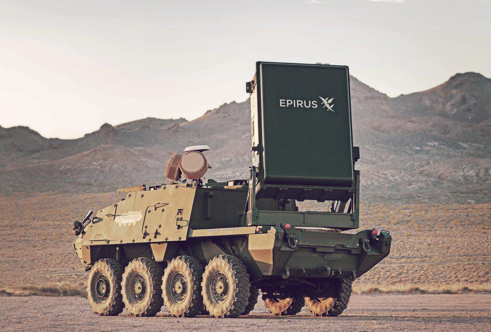 Leonidas, un sistema de microondas de alta potencia (HPM). (Fuente: Epirus)