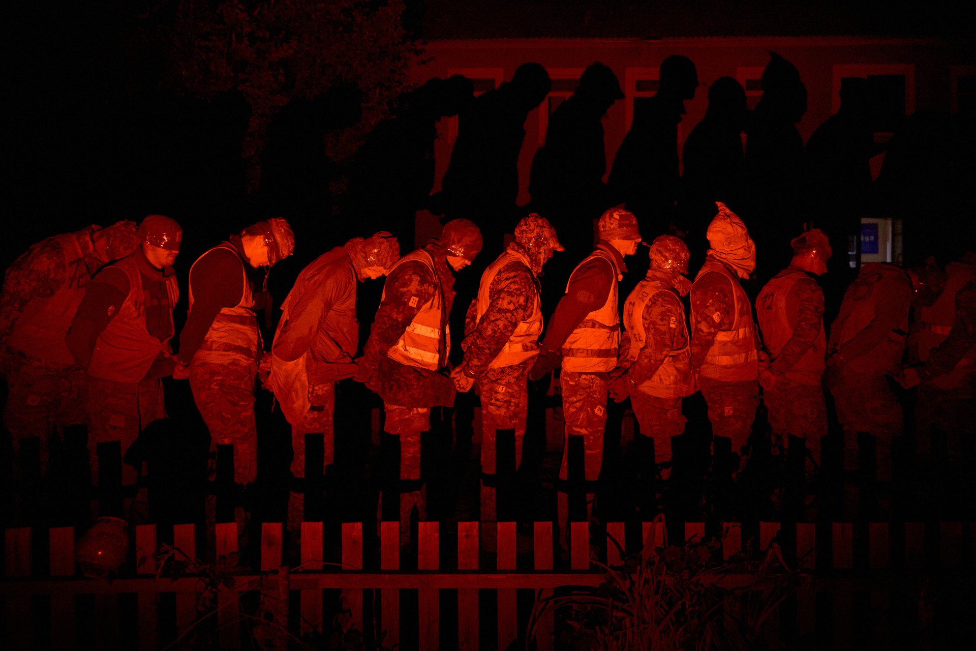 Captivity. One of the key psychological challenges for candidates. More than six hours with hands and eyes bound, in a cold basement, accompanied by the sounds of screaming women and children played at high volume through powerful speakers. Captivity. One of the key psychological challenges for candidates. More than six hours with hands and eyes bound, in a cold basement, accompanied by the sounds of screaming women and children played at high volume through powerful speakers.
