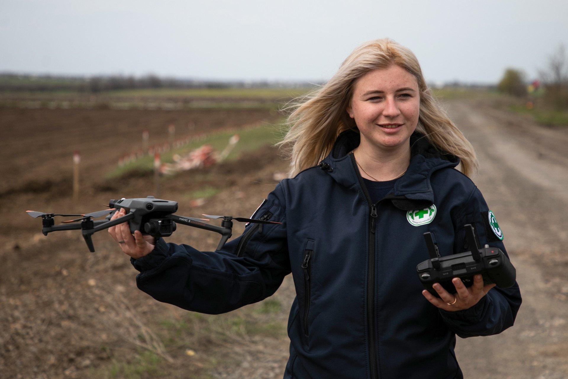 Nataliia Horun, a demining expert with Norwegian People’s Aid, holds a drone during a mine clearance mission in Ukraine’s Mykolaiv region on April 16, 2025. (Source: Getty Images) Nataliia Horun, a demining expert with Norwegian People’s Aid, holds a drone during a mine clearance mission in Ukraine’s Mykolaiv region on April 16, 2025. (Source: Getty Images)