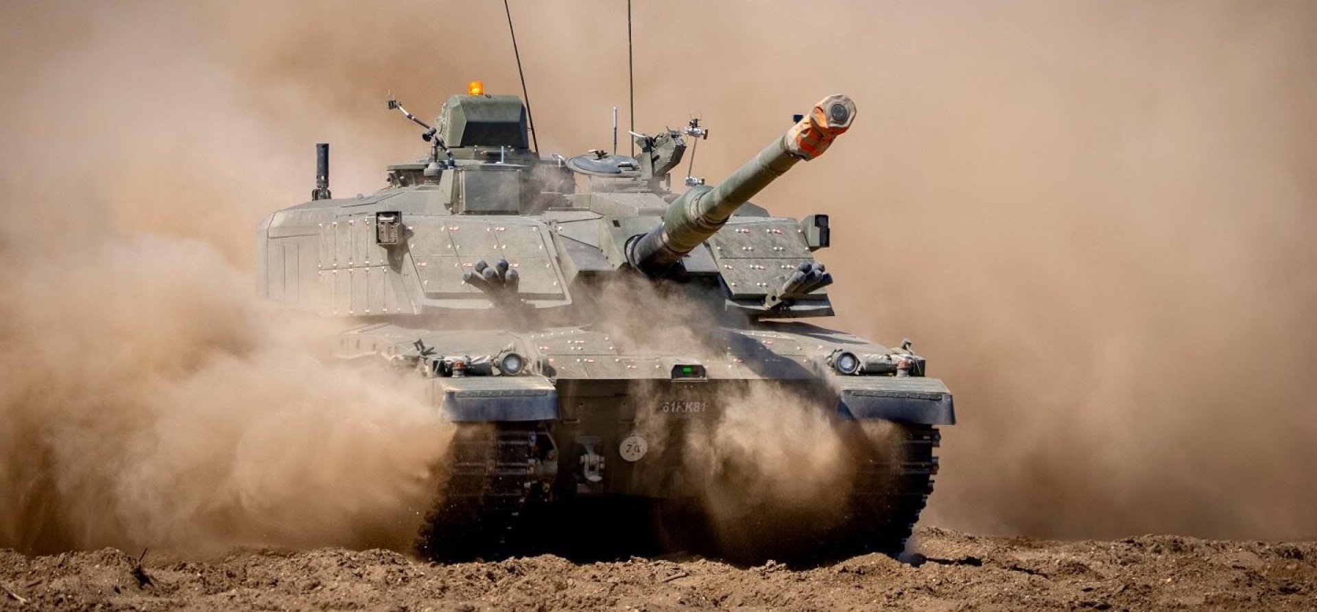 The Challenger 3, the British Army’s new main battle tank, during trial. (Source: RoyalArmdCorps/X)