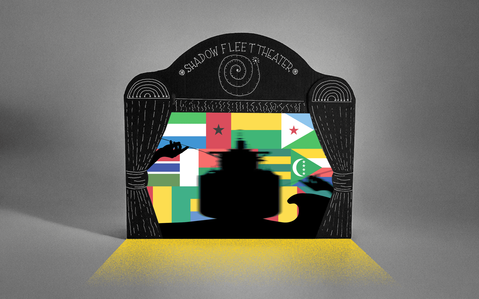 Russia shadow fleet African flags Oil sanctions evasion Tanker registries