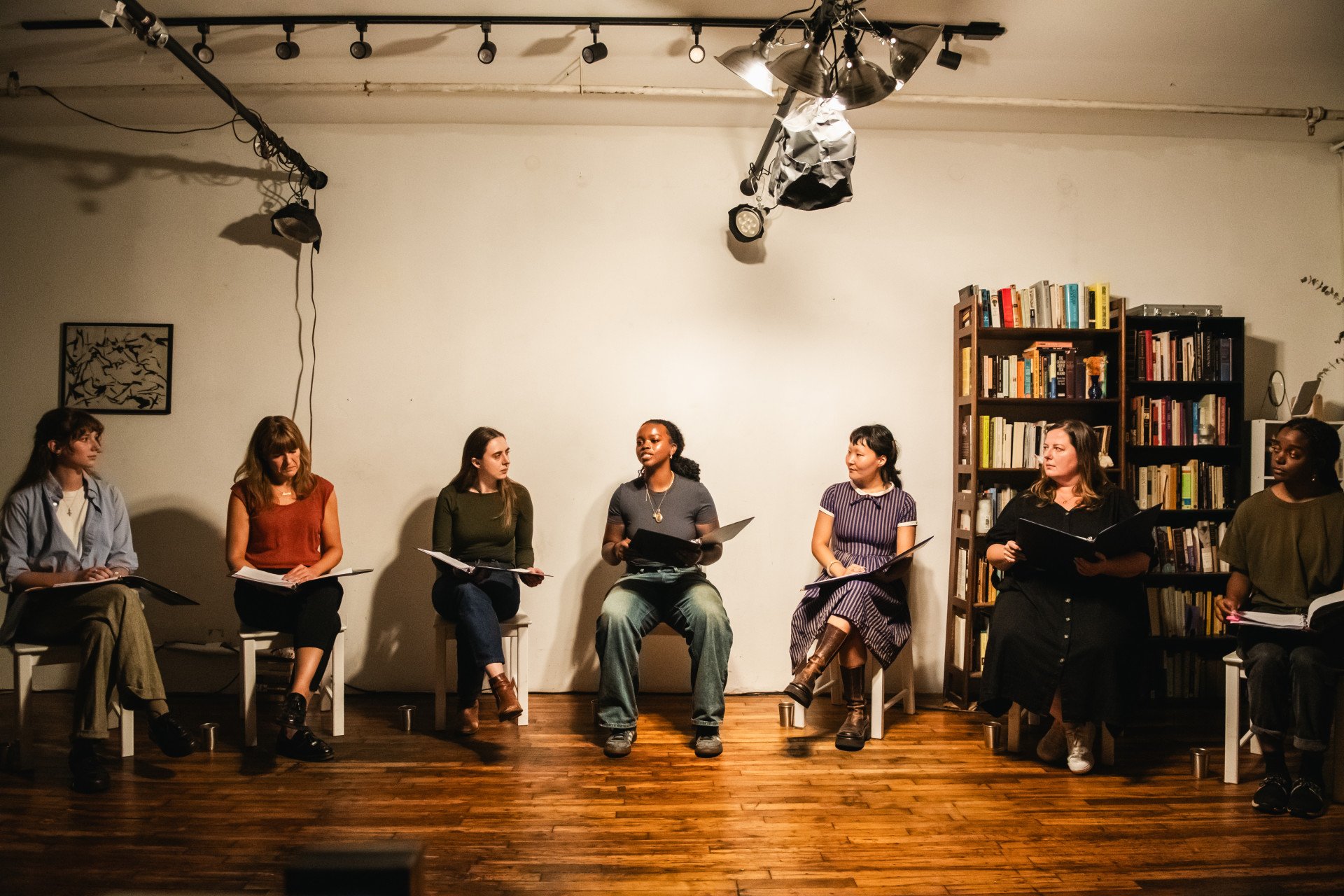 The Brooklyn Center for Theatre Research hosted “Diary of War: Women” reading that brought the powerful stories of Ukrainian women impacted by the Russian invasion to life, September 19, 2024. Photo: Anastasiia Krasheninnikova The Brooklyn Center for Theatre Research hosted “Diary of War: Women” reading that brought the powerful stories of Ukrainian women impacted by the Russian invasion to life, September 19, 2024. Photo: Anastasiia Krasheninnikova