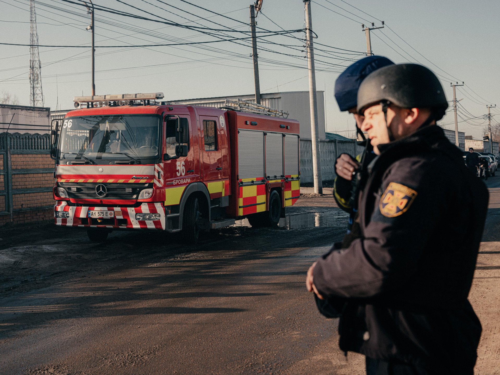 A FIRE AID donated appliance in Brovary after a Russian shahed attack, Kyiv region. (Photo: Edward Matthews)