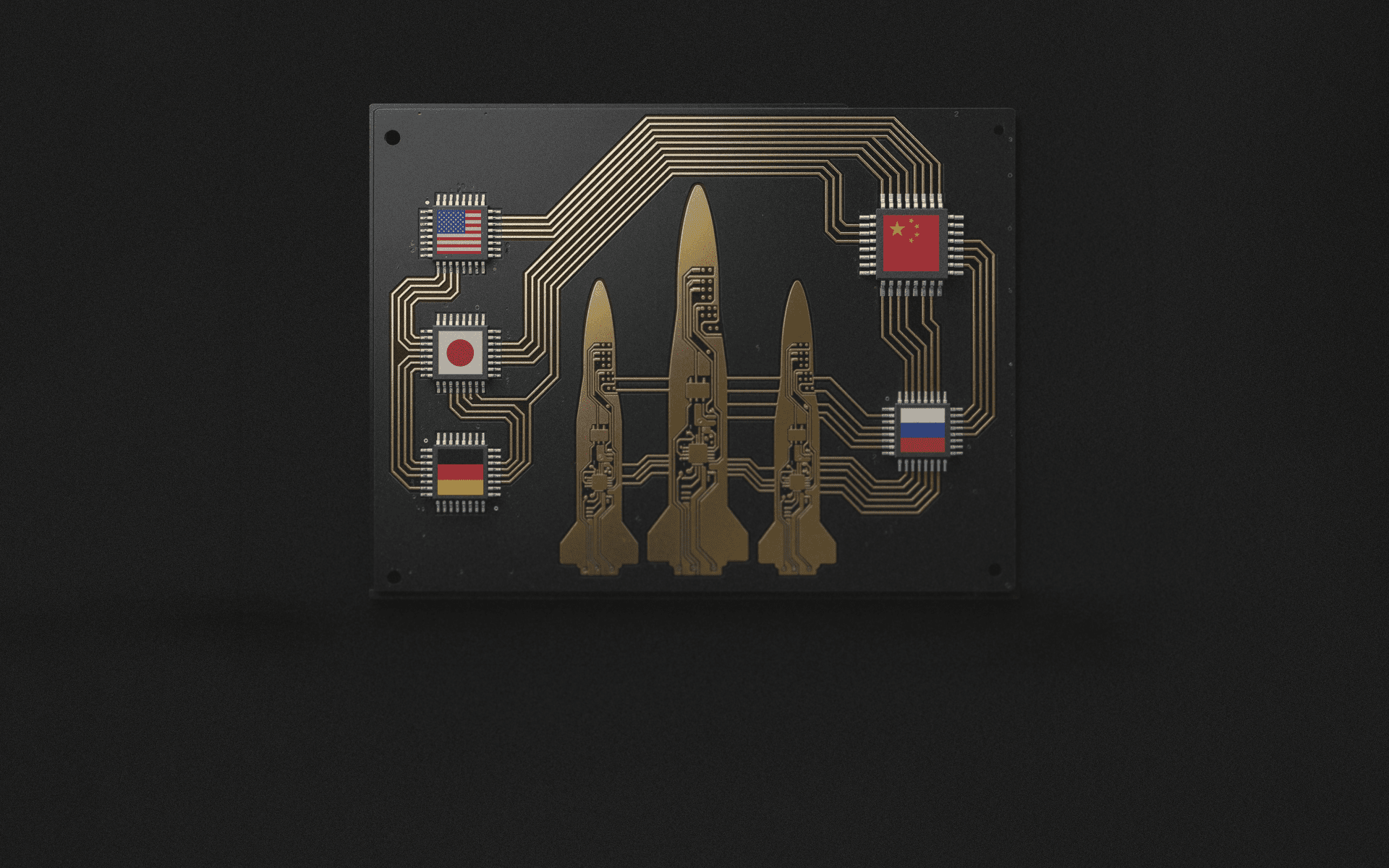 Semiconductor supply chain China electronics exports Russia missile production Western chip technology