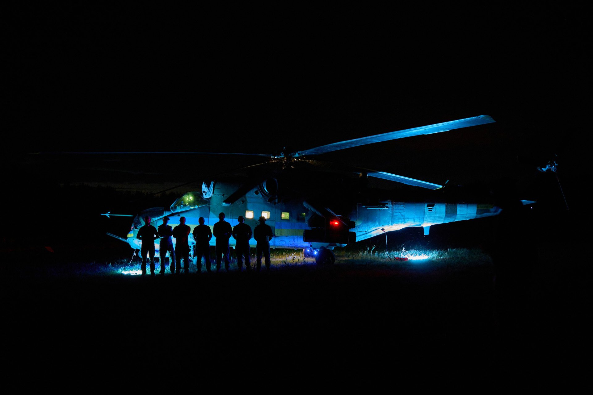 Ukraine's Army Aviation Mi-24 Helicopters