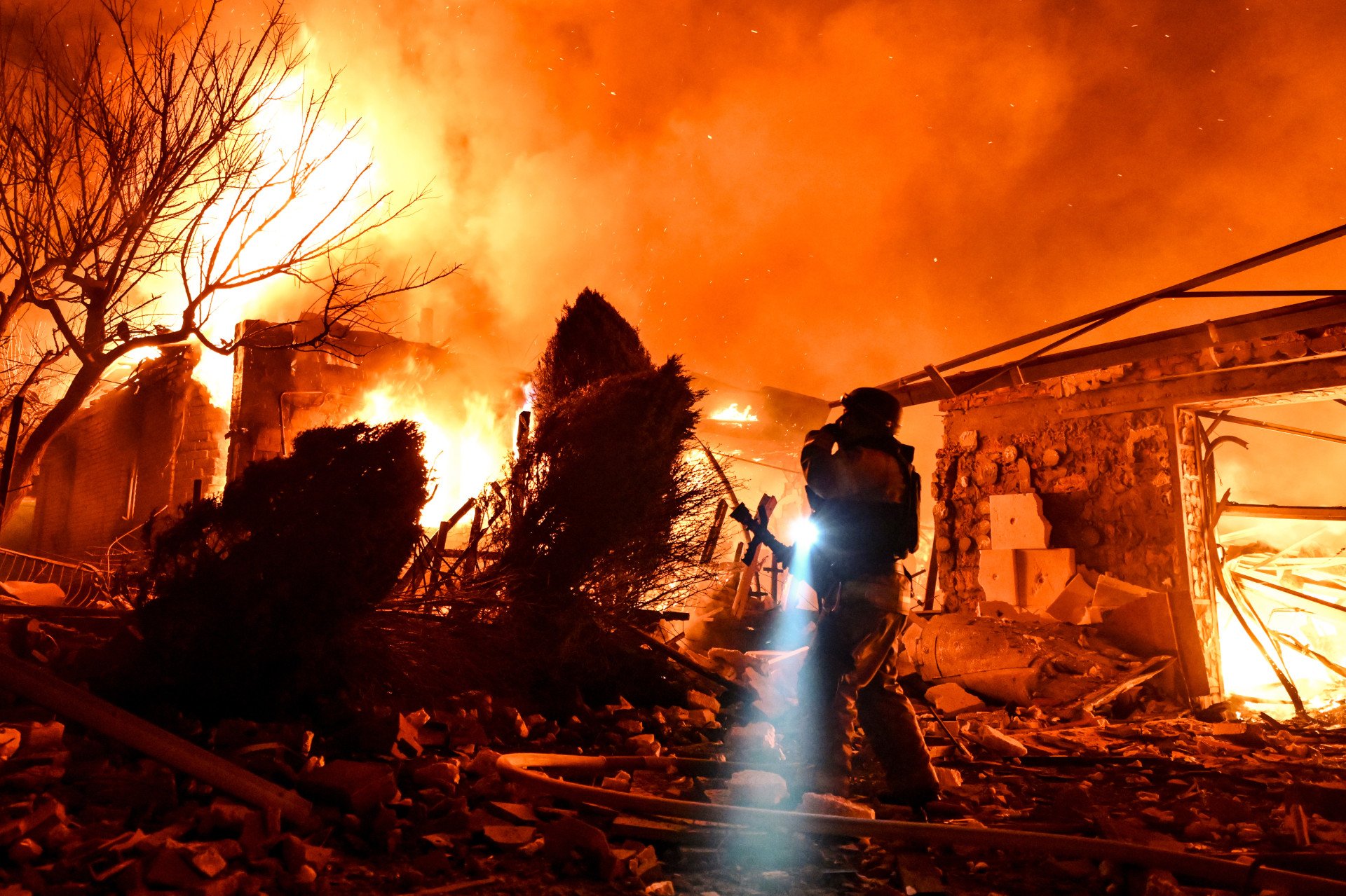 Infrastructure  Shahed drones  Strikes  Impact