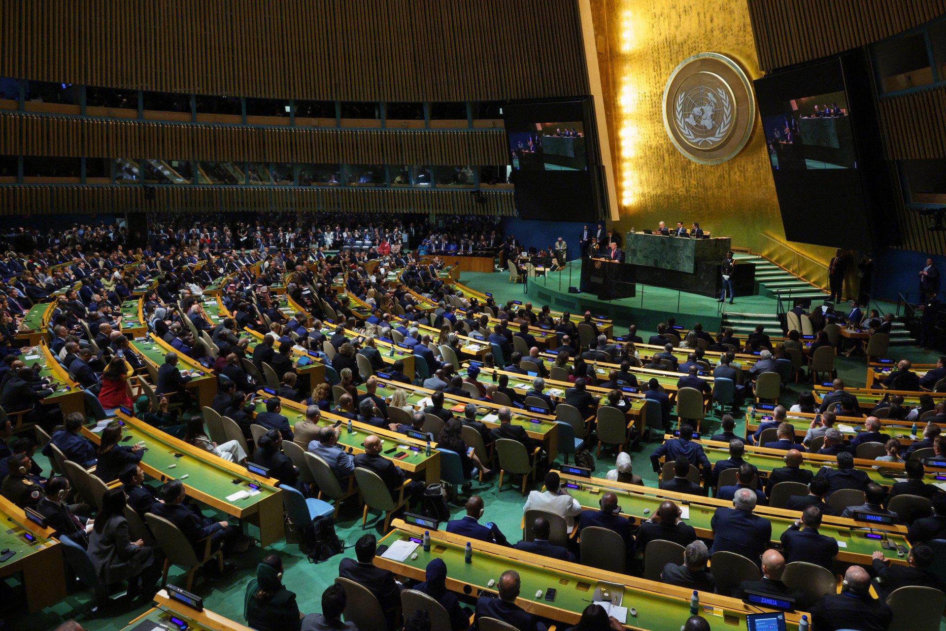 U.S. President Donald Trump speaks during the 81st session of the United Nations (U.N.) General Assembly at U.N. Headquarters on September 22, 2026 in New York City. World leaders have gathered in New York for the annual session of the United Nations General Assembly, with this year's global issues ranging from the threat of artificial intelligence to the continued wars in Ukraine and Gaza. (Photo by Chip Somodevilla via Getty Images) U.S. President Donald Trump speaks during the 81st session of the United Nations (U.N.) General Assembly at U.N. Headquarters on September 22, 2026 in New York City. World leaders have gathered in New York for the annual session of the United Nations General Assembly, with this year's global issues ranging from the threat of artificial intelligence to the continued wars in Ukraine and Gaza. (Photo by Chip Somodevilla via Getty Images)