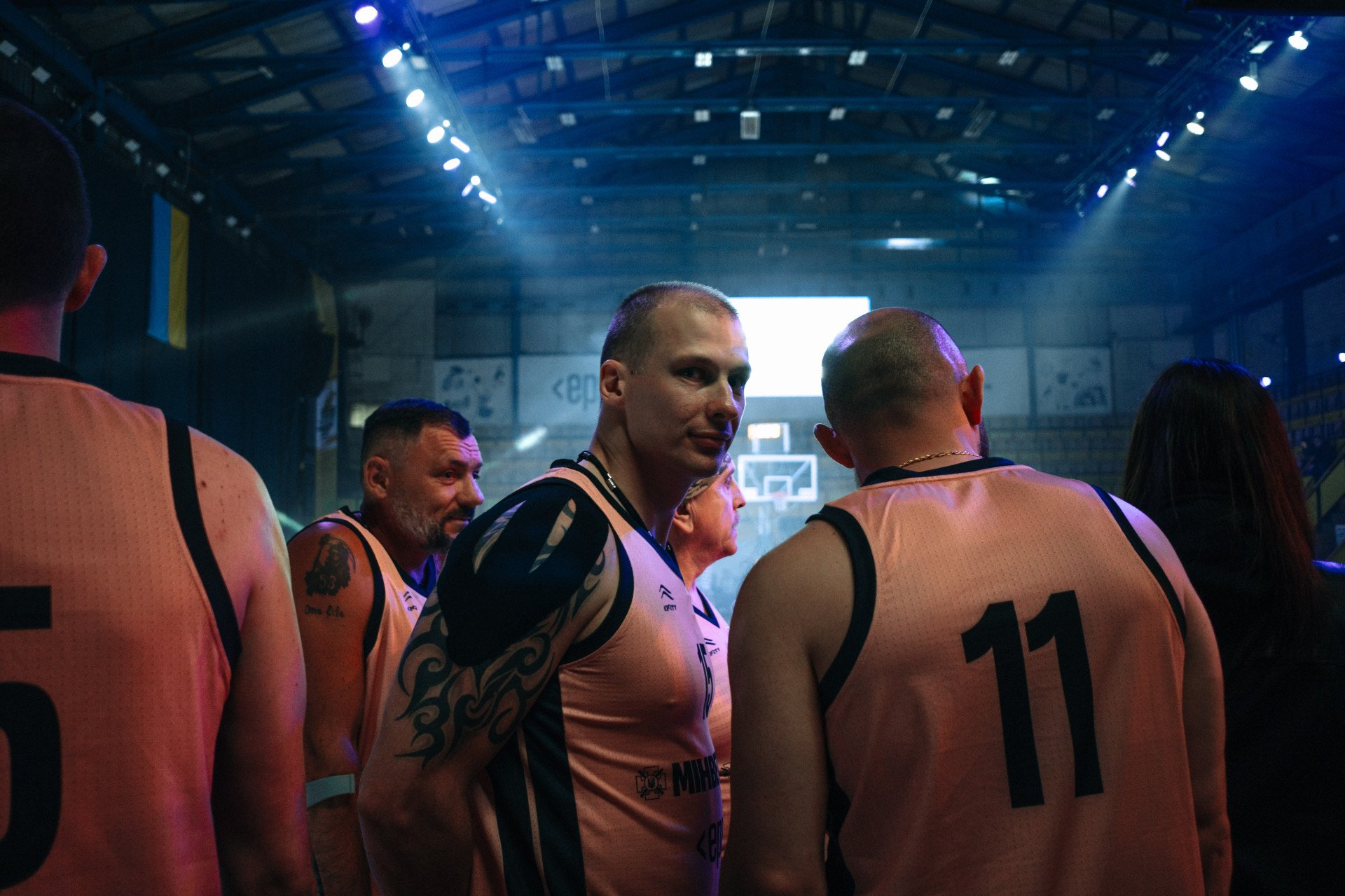 Players wait as the final game approaches at first All-Ukrainian Wheelchair Basketball Tournament. Photo: Tim Pushkaruk, Come Back Alive Foundation Players wait as the final game approaches at first All-Ukrainian Wheelchair Basketball Tournament. Photo: Tim Pushkaruk, Come Back Alive Foundation