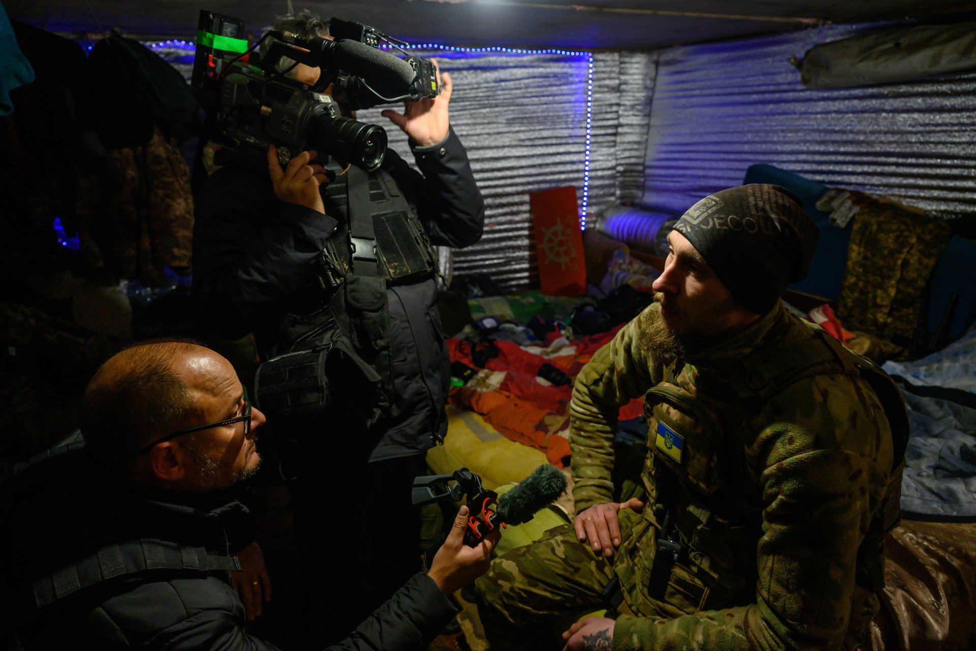 Municipal workers install anti-drone nets over a road in Kharkiv, Ukraine, on January 28, 2026, to help protect infrastructure and personnel from Russian drone attacks. (Photo by Viktoriia Yakymenko/Suspilne Ukraine/JSC “UA: PBC"/Global Images Ukraine via Getty Images) Municipal workers install anti-drone nets over a road in Kharkiv, Ukraine, on January 28, 2026, to help protect infrastructure and personnel from Russian drone attacks. (Photo by Viktoriia Yakymenko/Suspilne Ukraine/JSC “UA: PBC"/Global Images Ukraine via Getty Images)