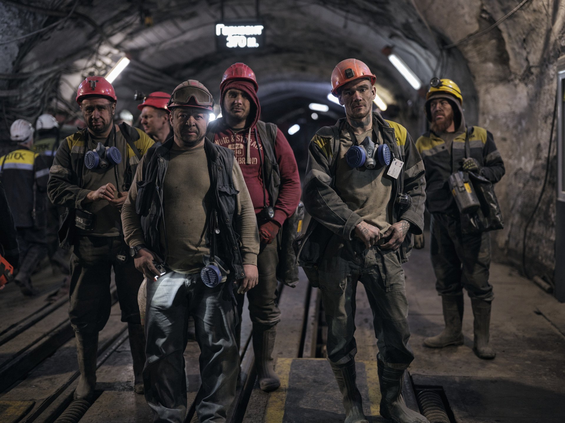 MAR 04 — Coal mining at the “Heroes of Space” mine in Pavlohrad, Ukraine. As Ukraine fights for survival, its mineral resources have become a bargaining chip in negotiations over continued U.S. support against Russia’s invasion. (Photo: Kostiantyn Liberov/Libkos/Getty Images)