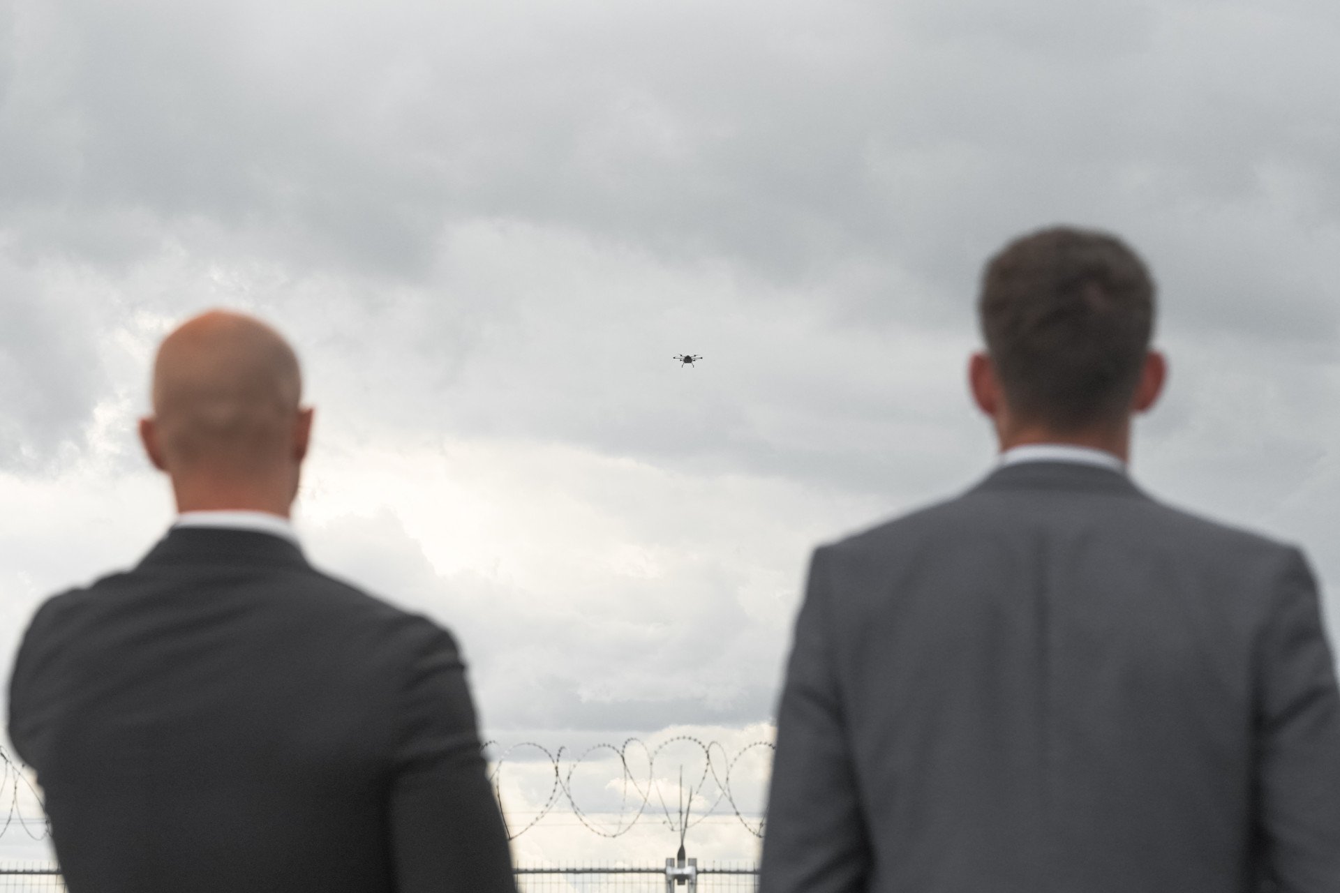 Ukrainian SkyFall Vampire heavy bomber drone flies over Berlin at the ILA Berlin Air Show 2026. (Source: SkyFall)