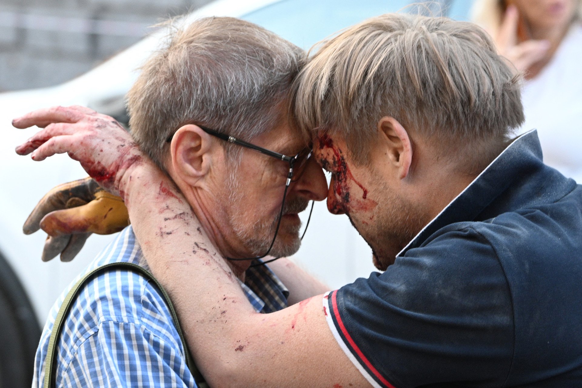 Survivors of the Russian attack on Lviv, Ukraine. September 4, 2024. (Source: Getty Images) Survivors of the Russian attack on Lviv, Ukraine. September 4, 2024. (Source: Getty Images)