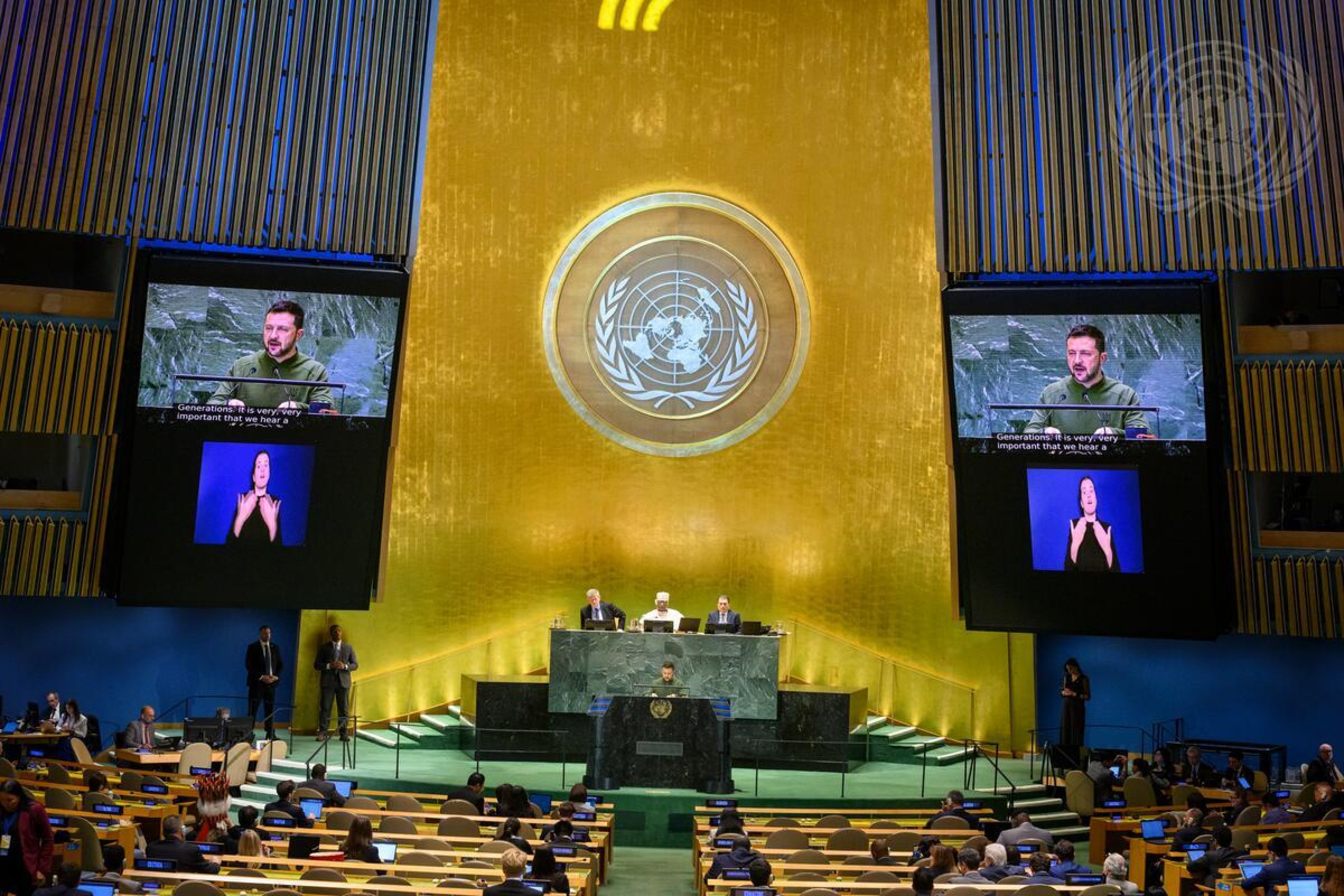President Zelenskyy’s Full Address at the UN Summit on the Future 2024 ...
