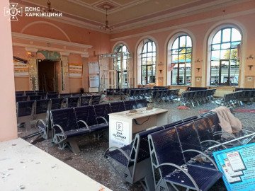 Aftermath of a Russian drone strike on Lozova, Kharkiv region, Ukraine, August 5, 2025. (Source: State Emergency Service of Ukraine)