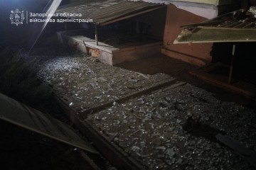 Debris and shattered glass cover the grounds of the Zaporizhzhia Regional Children’s Clinical Hospital after a Russian strike in Zaporizhzhia, Ukraine, on August 4, 2026. (Source: Zaporizhzhia Regional Military Administration) Debris and shattered glass cover the grounds of the Zaporizhzhia Regional Children’s Clinical Hospital after a Russian strike in Zaporizhzhia, Ukraine, on August 4, 2026. (Source: Zaporizhzhia Regional Military Administration)