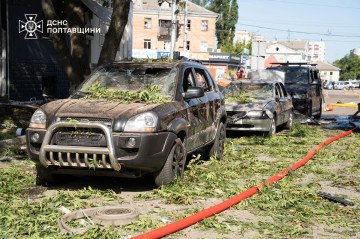 Emergency responders work amidst the rubble following a Russian drone strike on Poltava, Ukraine on July 3, 2025. (Source: DSNS) Emergency responders work amidst the rubble following a Russian drone strike on Poltava, Ukraine on July 3, 2025. (Source: DSNS)