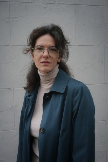 Tetiana Lysun, curator of the exhibit “And I Saw,” by Ukrainian photographer Oleksandr Glyadyelov, in collaboration with The Ukrainian House, Kyiv, Ukraine, September 2025. Photo: Josh Olley/UNITED24 Media