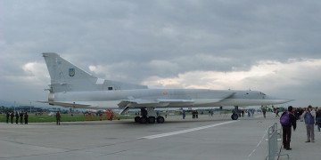 Ukrainian Tu-22M3 at SIAD 2002 Air Show, Bratislava, Slovakia. (Source: Wikimedia) Ukrainian Tu-22M3 at SIAD 2002 Air Show, Bratislava, Slovakia. (Source: Wikimedia)