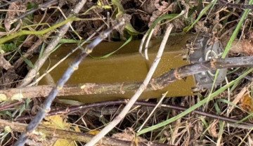 Primer plano de una mina antitanque. (Fuente: Serhiy Flesh)