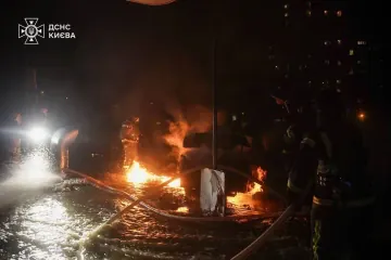 The aftermath of Russia’s morning attack on Kyiv, Ukraine, January 18, 2025. (Source: The State Emergency Service of Kyiv region) The aftermath of Russia’s morning attack on Kyiv, Ukraine, January 18, 2025. (Source: The State Emergency Service of Kyiv region)