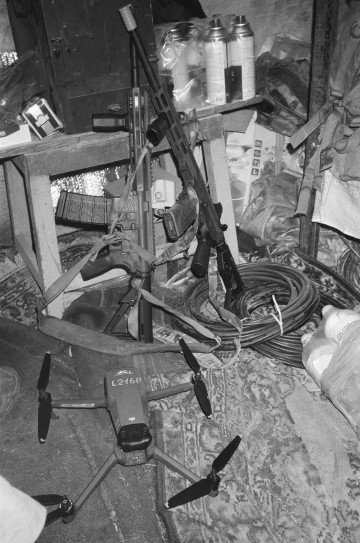 Inside “DIE HARD,” a militant straight edge group’s bunker in the east of Ukraine, 2025. (Photo: Conall Kearney) Inside “DIE HARD,” a militant straight edge group’s bunker in the east of Ukraine, 2025. (Photo: Conall Kearney)