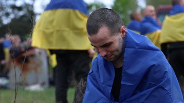 A Ukrainian soldier after a prisoner swap between Ukraine and Russia on May 6, 2025. (Source: Zelenskyy/X) A Ukrainian soldier after a prisoner swap between Ukraine and Russia on May 6, 2025. (Source: Zelenskyy/X)