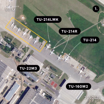 Tu-214LMK with nose-mounted radar spotted at main parking area; Tu-214R also visible. (Source: Juha Rissanen / Yle, Planet Labs PBC) Tu-214LMK with nose-mounted radar spotted at main parking area; Tu-214R also visible. (Source: Juha Rissanen / Yle, Planet Labs PBC)