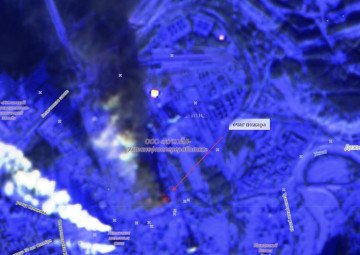 Visible fire and smoke in the infrared spectrum rise from the Lukoil refinery in Russia’s Volgograd region after a reported drone strike, as seen in satellite imagery released on February 12. (Photo: open source)