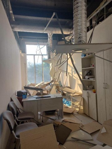 The aftermath of Russian attack on Kyiv, damaging Regional Intensive Care Hospital on July 2, 2026. (Source: Donetsk Regional Military Administration) The aftermath of Russian attack on Kyiv, damaging Regional Intensive Care Hospital on July 2, 2026. (Source: Donetsk Regional Military Administration)
